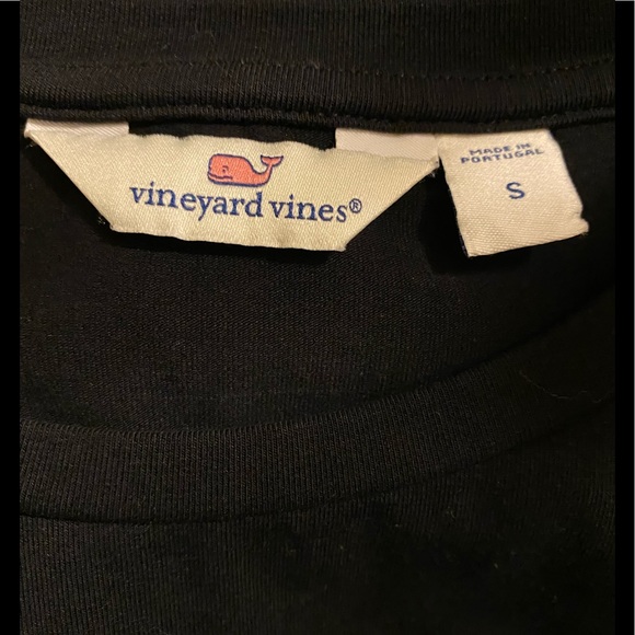 EUC Vineyard Vines Short Sleeve Top SZ S Black - Picture 5 of 6